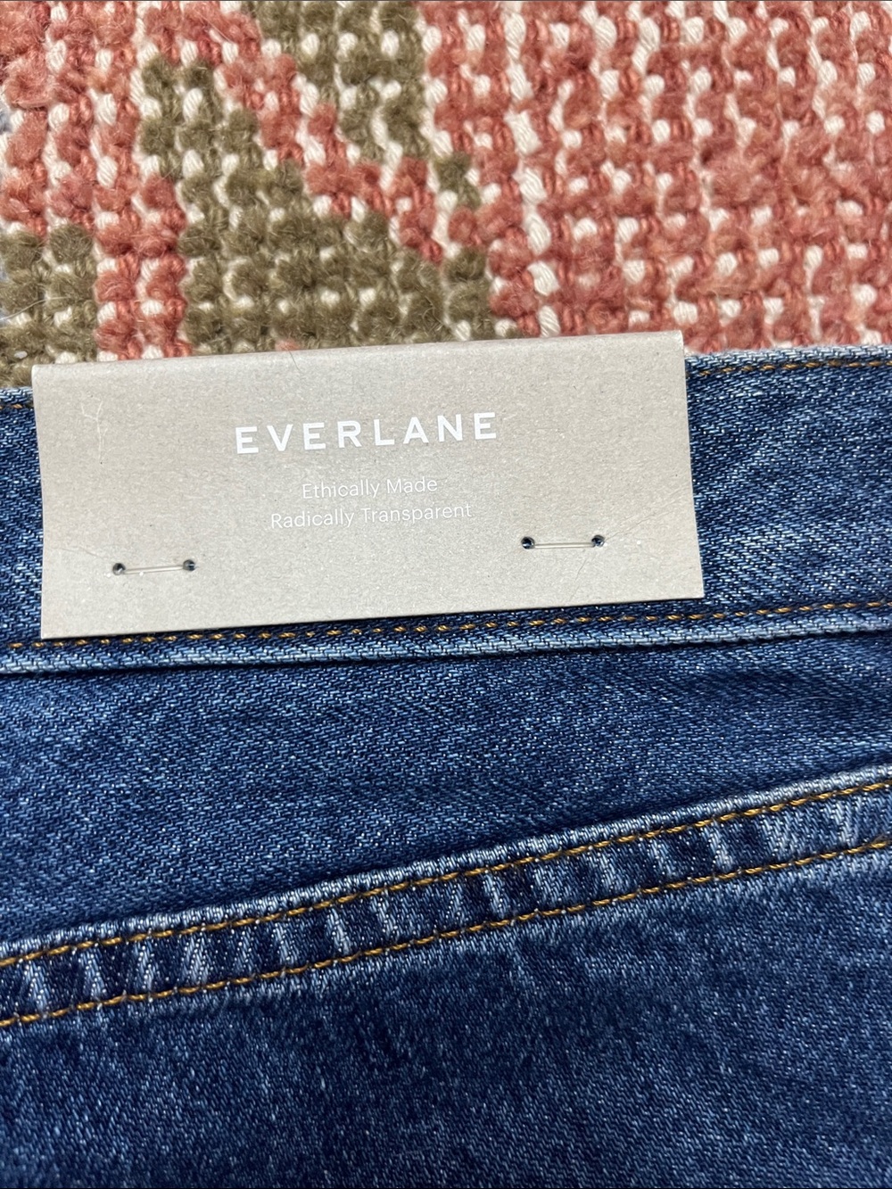 NWT Everlane The Everybody Jean Button Fly Organic Cotton Mid Rise Sz E10x32 - Picture 8 of 10